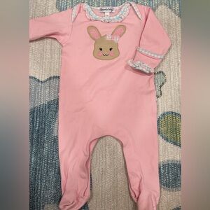 Magnolia Baby Bunny Easter Footie- NB